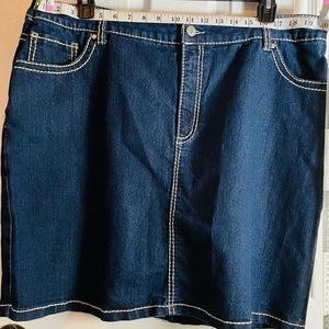 Nine West jean skirt